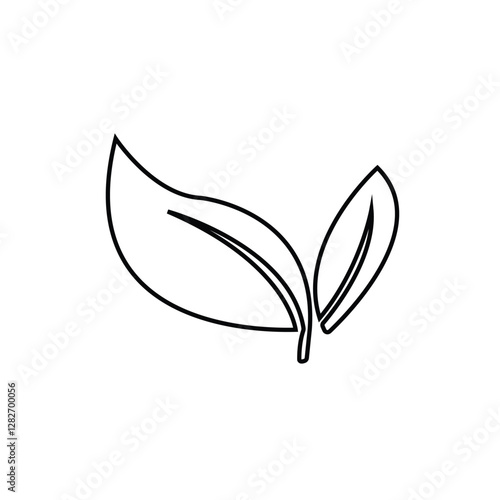 Vektor Stok Leaves Natural Ecology
