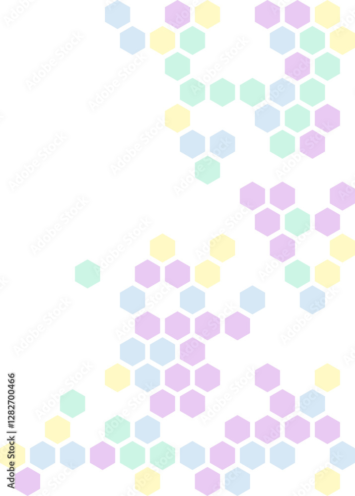 Cute Hexagon Corner Border Cute Hexagon Corner Border
