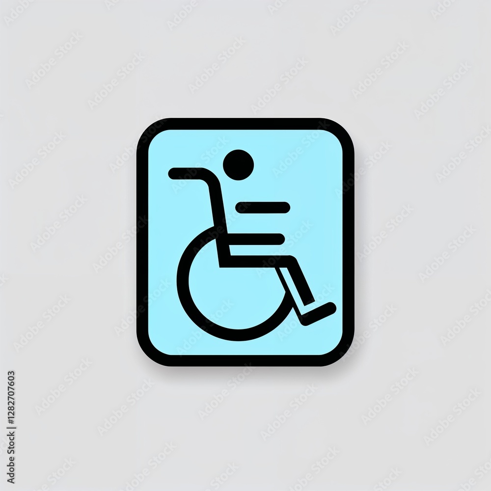 wheelchair accessible bus icon on plain white background wheelchair accessible bus icon on plain white background