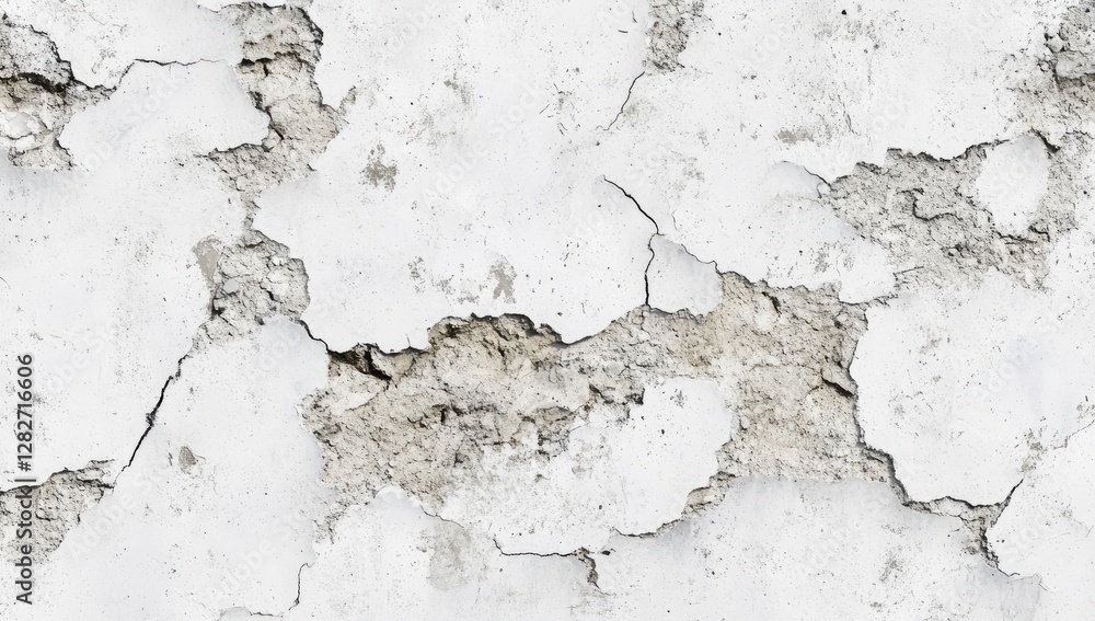 Cracked white paint wall texture background design (1) Cracked white paint wall texture background design (1)
