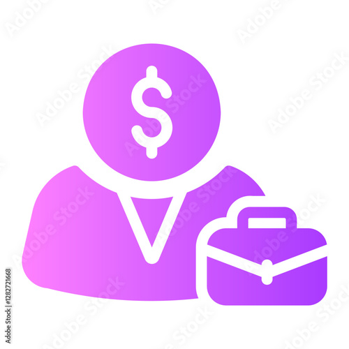 stockbroker Gradient icon