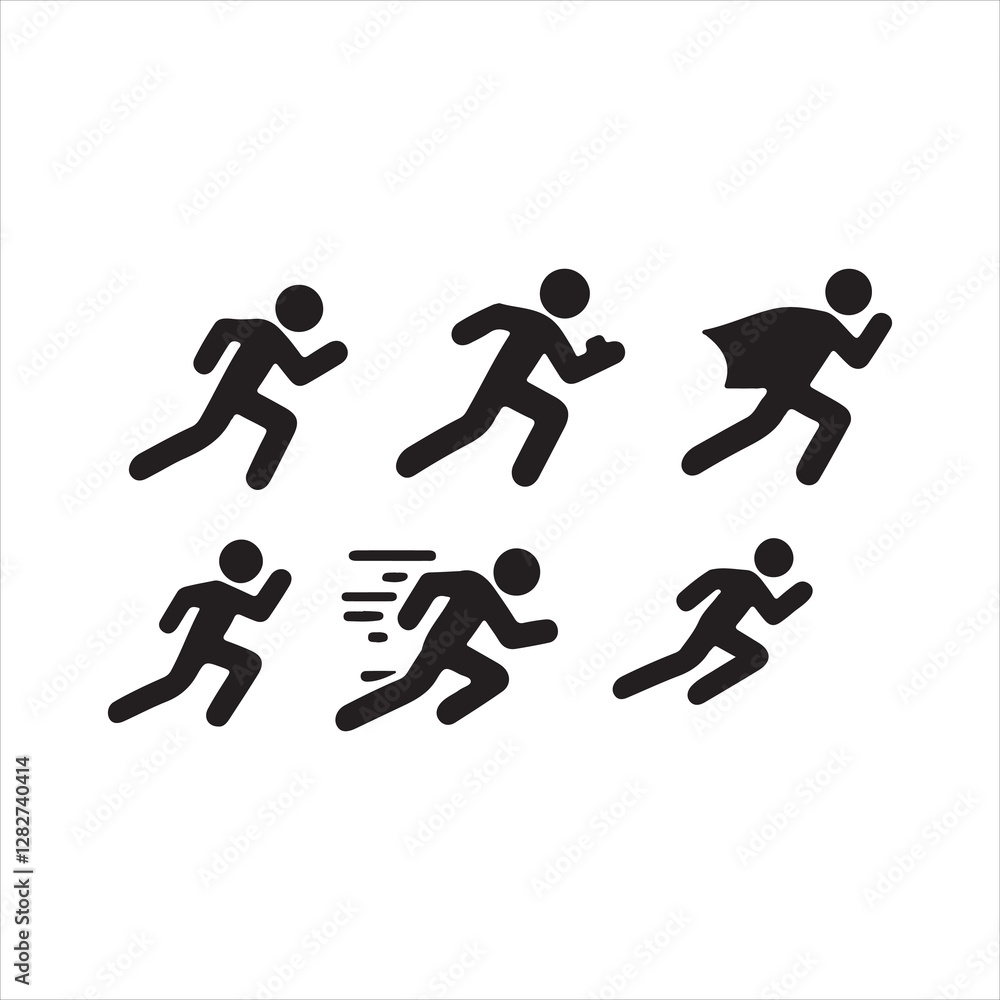 runner icon vector runner icon vector