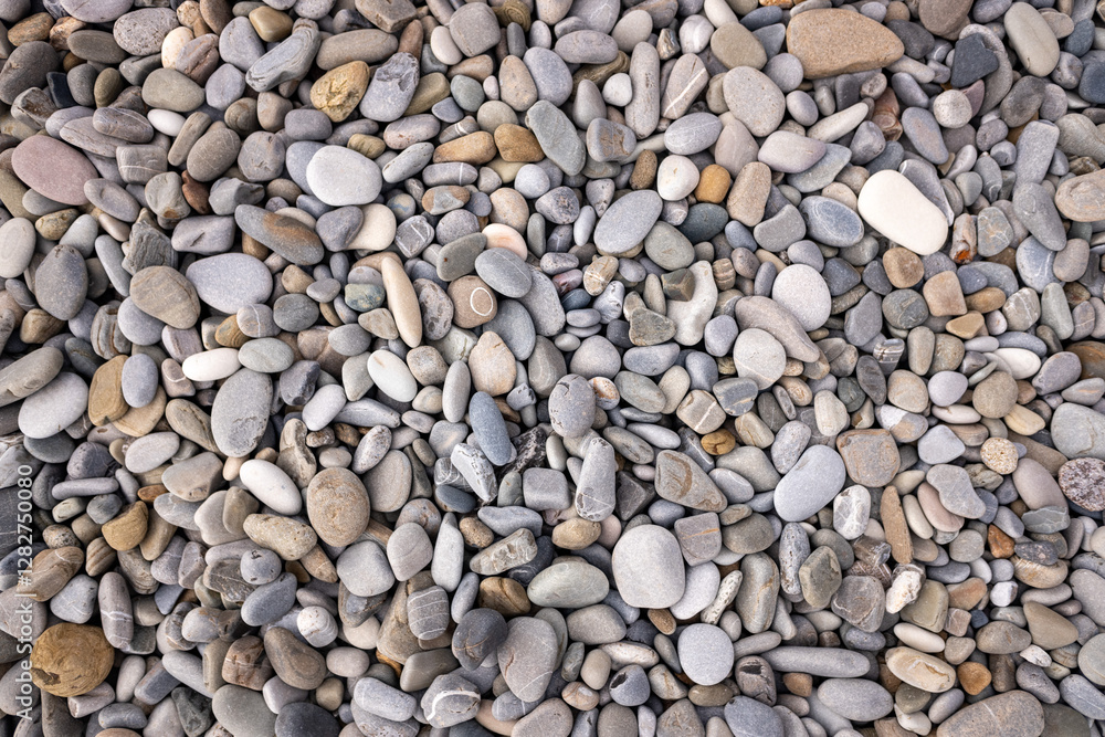 Background texture of sea pebbles, round small stones. Background texture of sea pebbles, round small stones.
