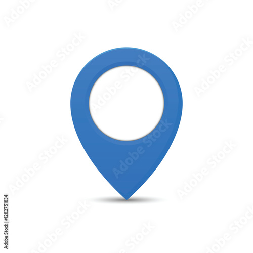 Free Download vector sky blue location pin design
 - GFXLoad