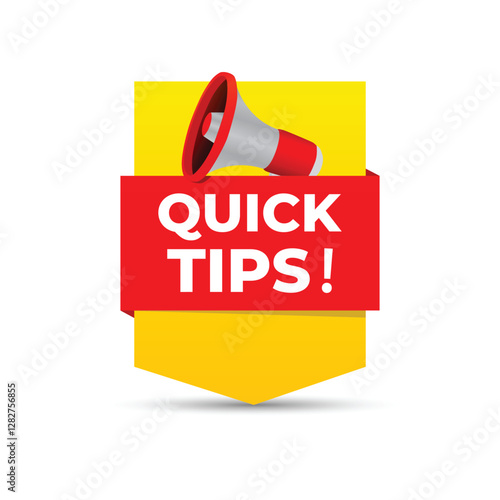 vector Flat quick tips concept design
