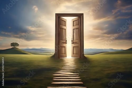 open door to the sky
