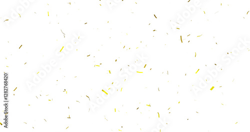 Colorful Confetti against a White Background Tranparent BG Confeti
