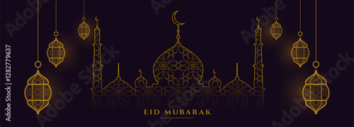 ethnic style eid mubarak wishes wallpaper celebrate holy month of ramzan