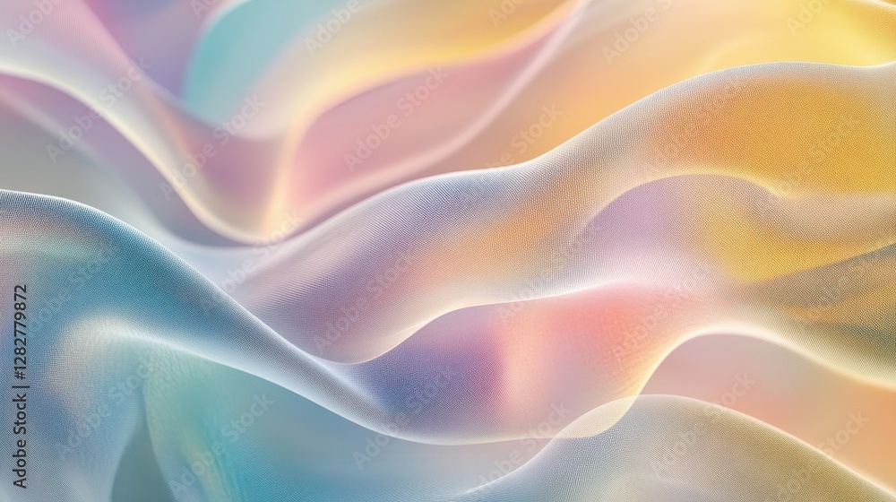 Obraz premium A panoramic header, adorned with an abstract tapestry of organic lines that echo the fluidity of nature and the vibrant pulse of life, serving as a captivating backdrop for your digital creation.