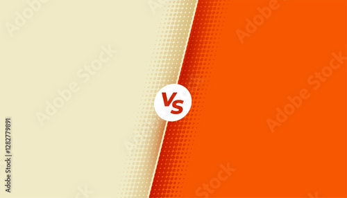 modern dual competition versus vs poster for rival battle match