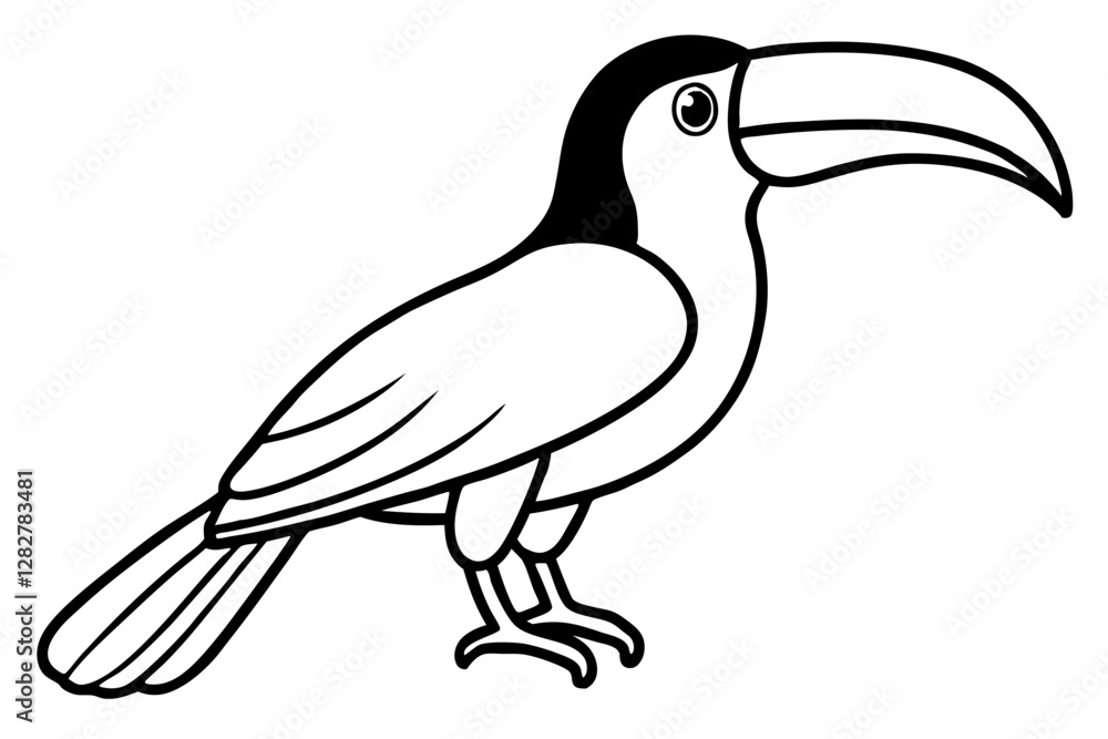 Stylized Toucan Vector
