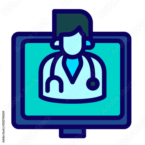 Virtual Doctor Male icon