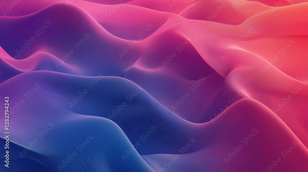 Obraz premium A seamless, gradient backdrop, crafted by the ingenuity of artificial intelligence, offering a versatile and visually captivating canvas for your web design projects.