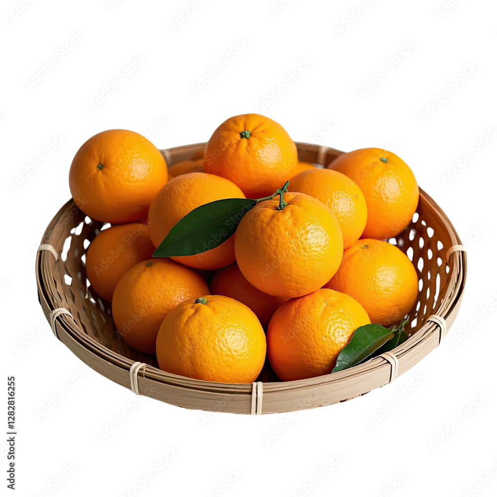 Fresh Oranges With Transparent Background, Generative AI Fresh Oranges With Transparent Background, Generative AI