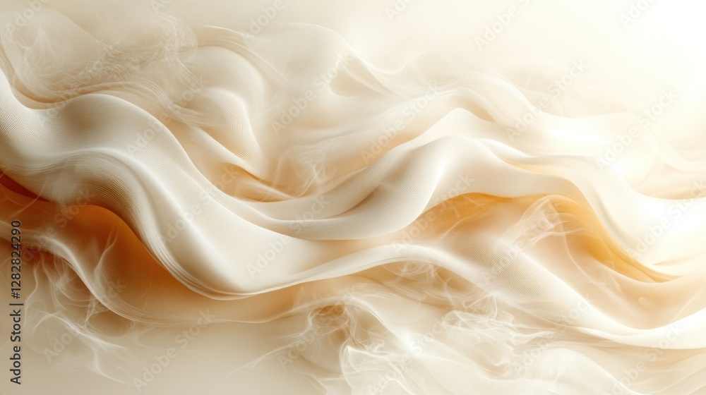Creamy swirls, studio backdrop, beige, flowing texture, food advertising Creamy swirls, studio backdrop, beige, flowing texture, food advertising