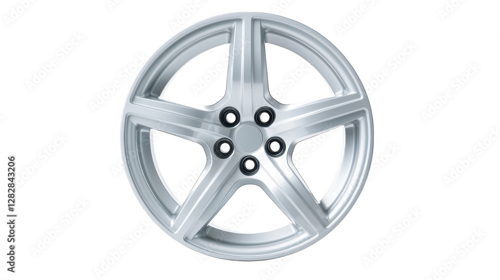 Sleek whiterimmed wheel, a closeup look at automotive excellence and modern design Sleek whiterimmed wheel, a closeup look at automotive excellence and modern design
