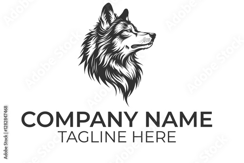 vector image of a dog