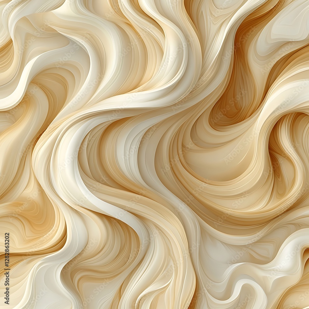 Abstract swirls of creamy beige texture Abstract swirls of creamy beige texture