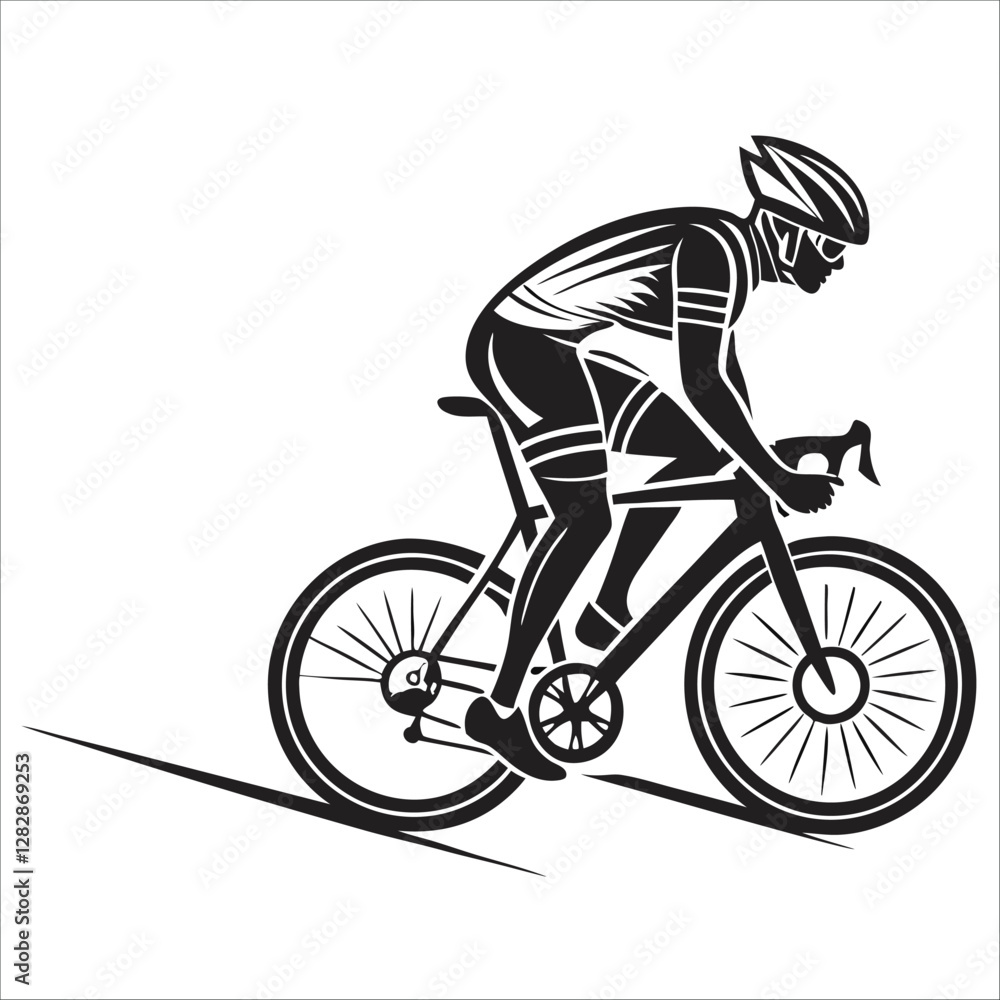 Fototapeta premium vector road bike