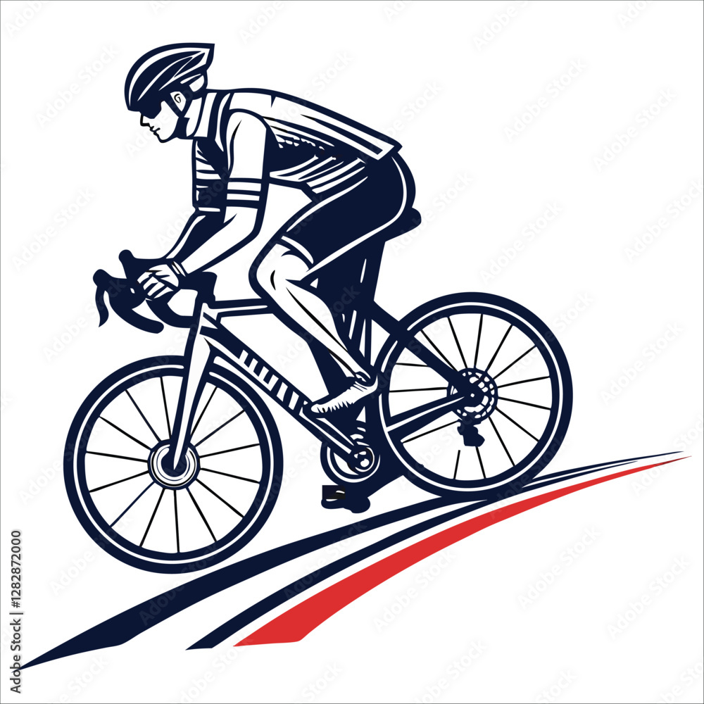 Obraz premium vector road bike