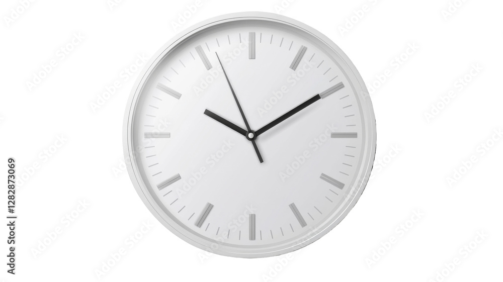 Modern clock design home office png with transparency background minimalist style clear viewpoint timeliness concept Modern clock design home office png with transparency background minimalist style clear viewpoint timeliness concept