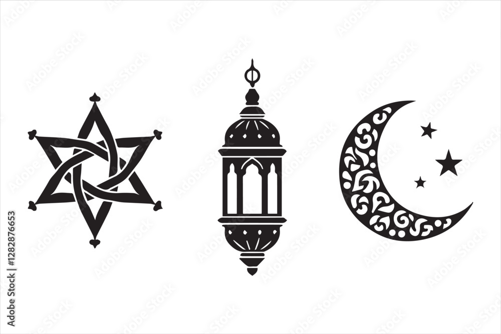 Islamic Elements Vector Islamic Elements Vector