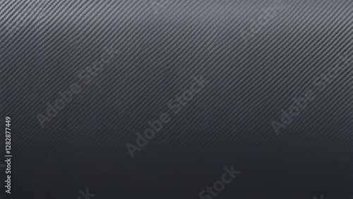 High-Resolution Close-up of a Dark Gray Carbon Fiber Texture