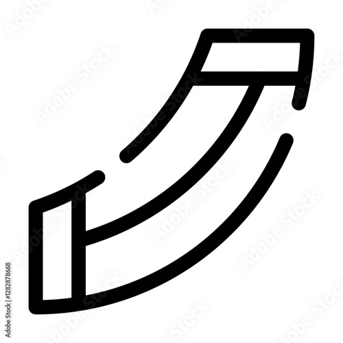 Ammunition Broken Line Icon Vector