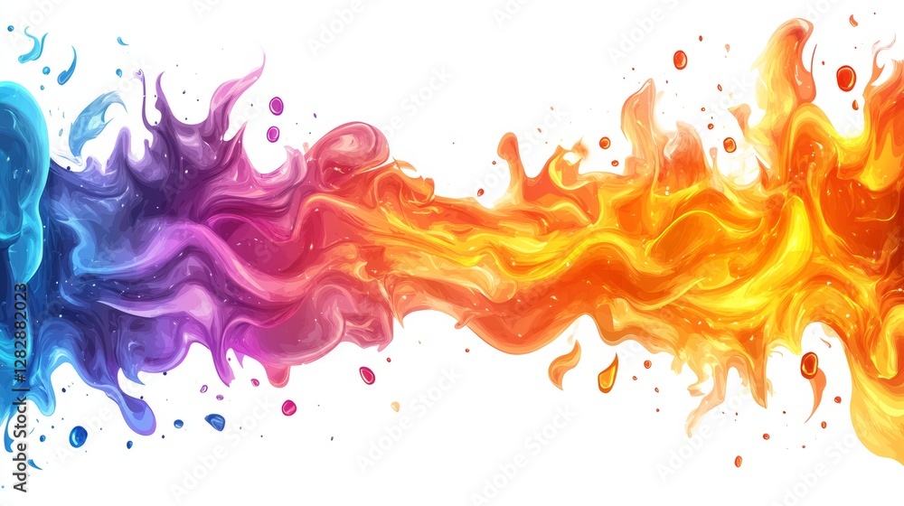 Cartoon fire frame with bright, animated flames, hot blazing border design isolated on white background Cartoon fire frame with bright, animated flames, hot blazing border design isolated on white background