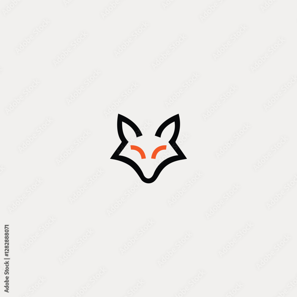Obraz premium Fox Logo Design