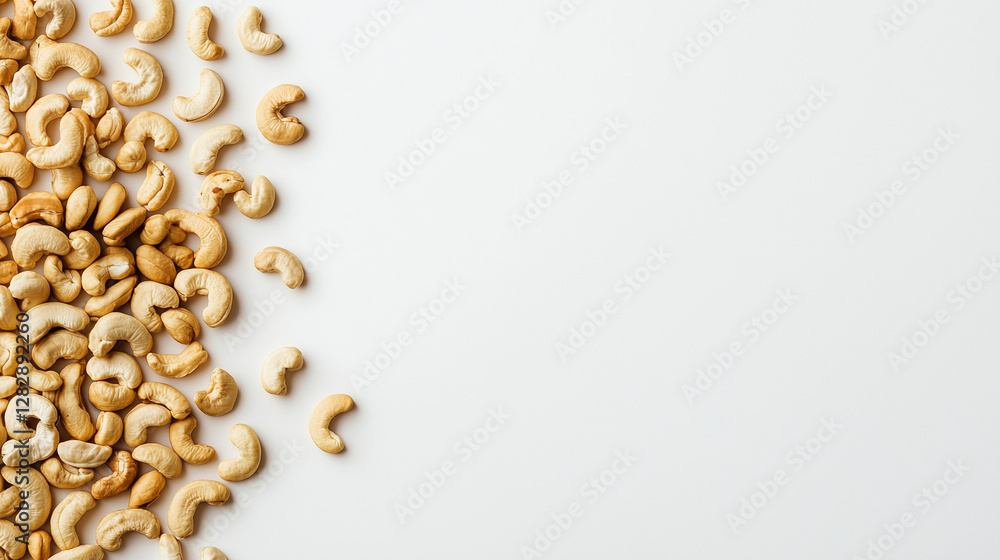 wheat grains on a white background wheat grains on a white background