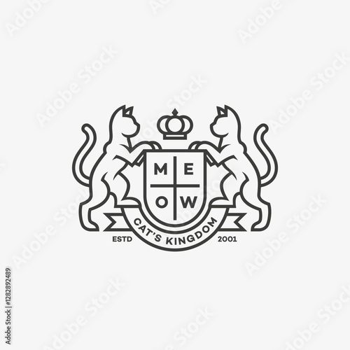 Cats heraldic logo