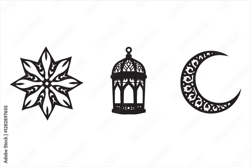 Islamic Elements Vector Islamic Elements Vector