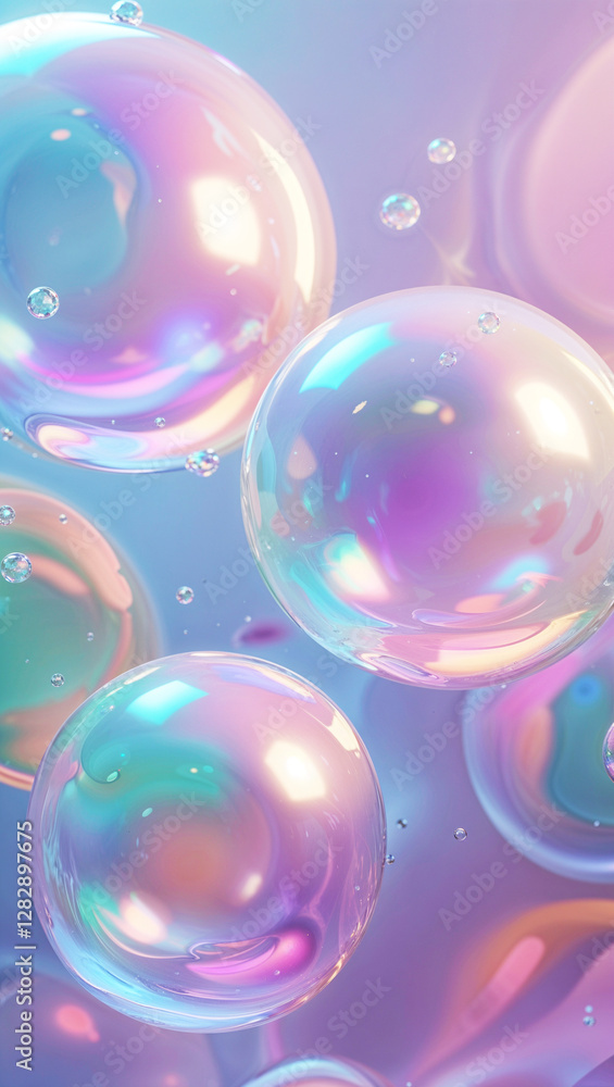 Vibrant Soap Bubbles Floating in the Air Background Vibrant Soap Bubbles Floating in the Air Background