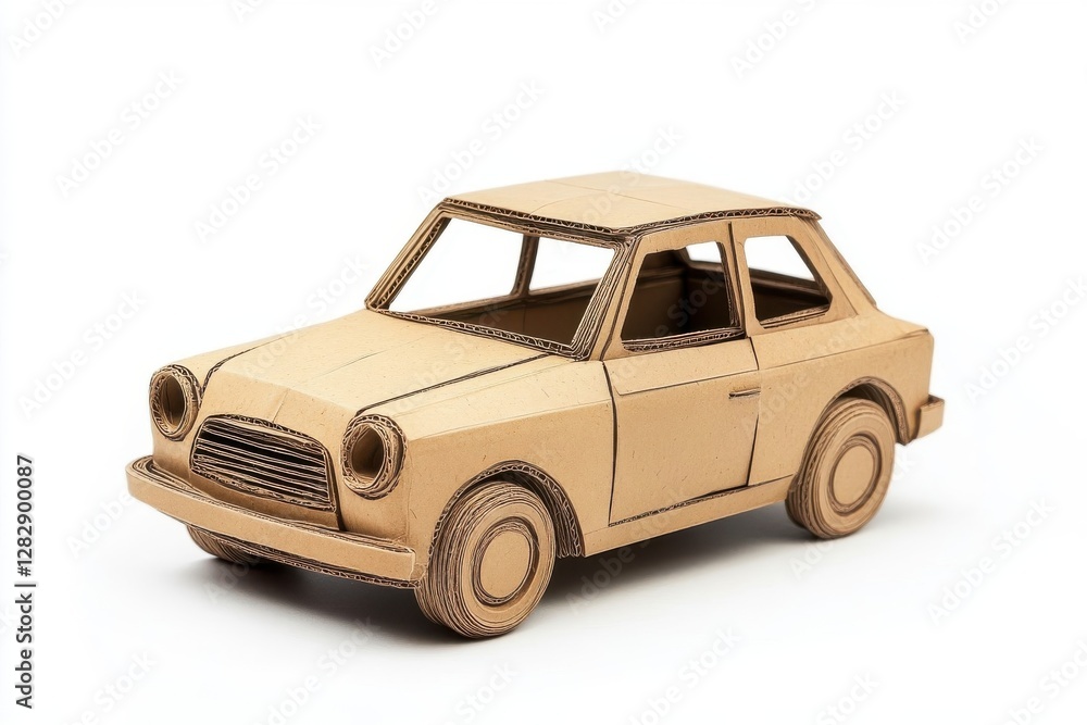 Cardboard Model Car Classic Design Recreation Cardboard Model Car Classic Design Recreation
