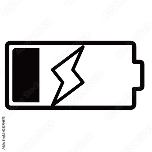 充電中のマークのイラスト