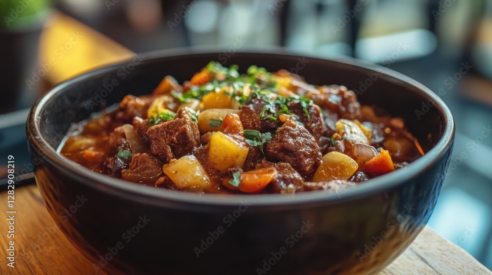 Delicious Beef Stew With Root Vegetables And Herbs Delicious Beef Stew With Root Vegetables And Herbs