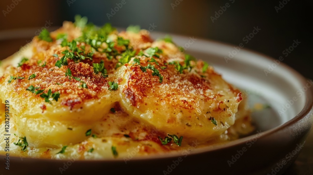Creamy Potato Gratin with Parsley and Breadcrumbs Creamy Potato Gratin with Parsley and Breadcrumbs