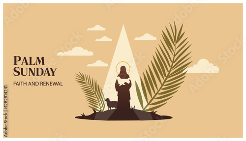 Jesus on Palm Sunday
