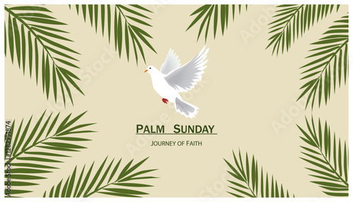 Palm Sunday with Dove