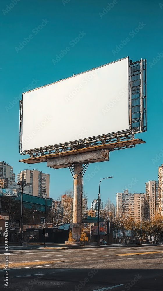 Brightly lit billboard advertising on a bustling city street surrounded by people and urban architecture Brightly lit billboard advertising on a bustling city street surrounded by people and urban architecture