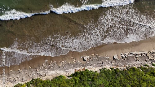 Waves Crashing Off Refugio State Beach, Santa Barbara County