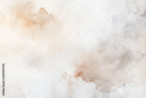 Abstract Beige Watercolor Texture Background