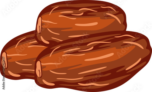 Dates Fruit Illustration