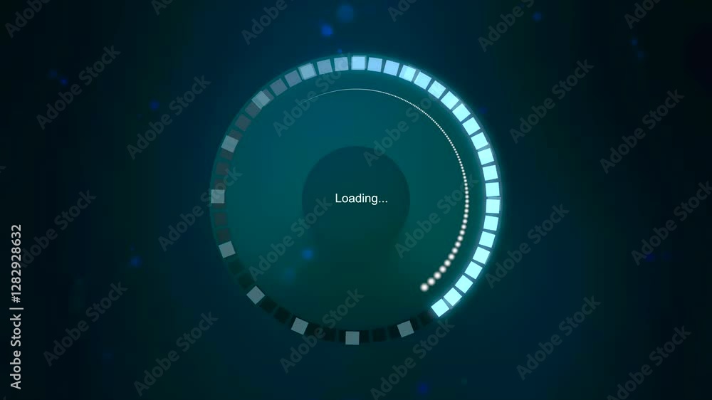 A captivating loading animation with a circular progress indicator for user engagement A captivating loading animation with a circular progress indicator for user engagement