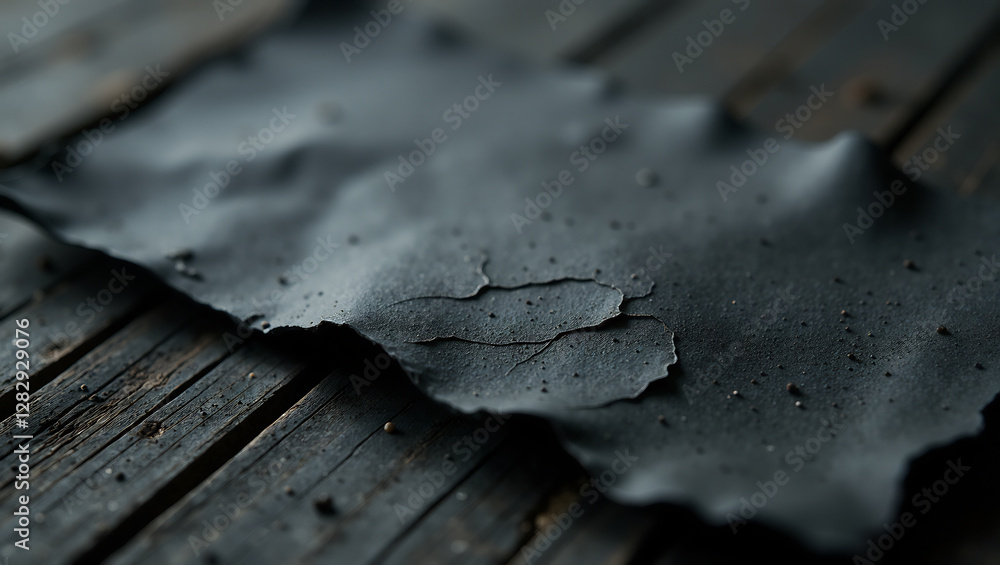 A very dark, almost black, aged paper texture, creating a moody and dramatic background. A very dark, almost black, aged paper texture, creating a moody and dramatic background.