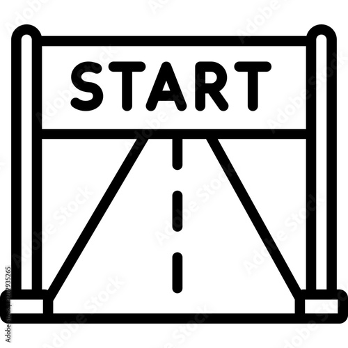 start line icon