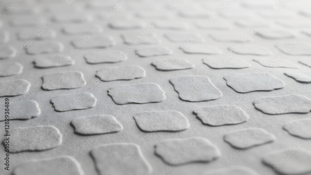 Paper with a blind embossed pattern (no ink or color), relying solely on the raised texture for visual interest. Paper with a blind embossed pattern (no ink or color), relying solely on the raised texture for visual interest.