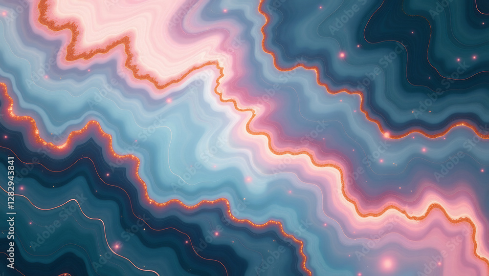 Fototapeta premium Mystic Marble Mirage: Imperfect Veining and Fluid Patterns