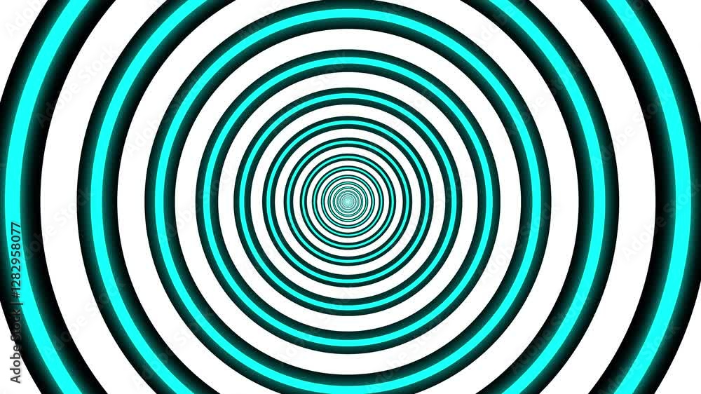 hypnotic cyan and white spiral illusion background hypnotic cyan and white spiral illusion background